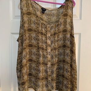 Open back blouse